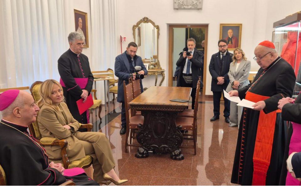 Inauguracja Muzeum św. Jana Pawła II w Kolegium Polskim w Rzymie  / autor: Vatican Media