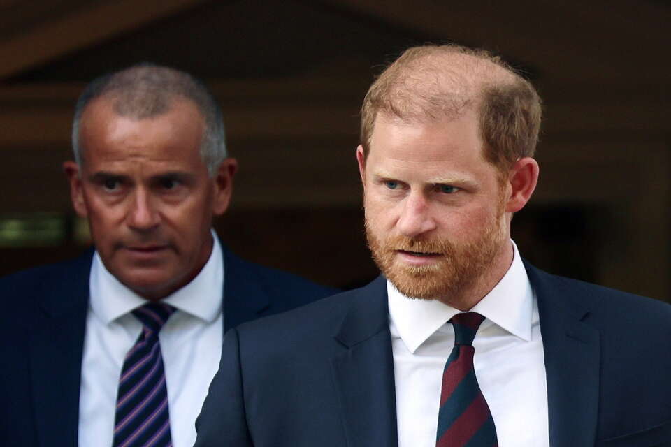 Brytyjski książę Harry opuszcza wydarzenie Invictus Games w Londynie / autor: PAP/EPA