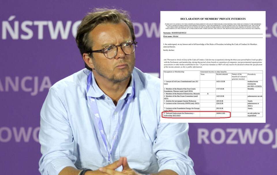 Wyszły na jaw dodatkowe dochody Michała Wawrykiewicza. / autor: Fratria