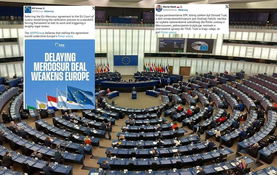 Parlament Europejski / autor: Fratria/X