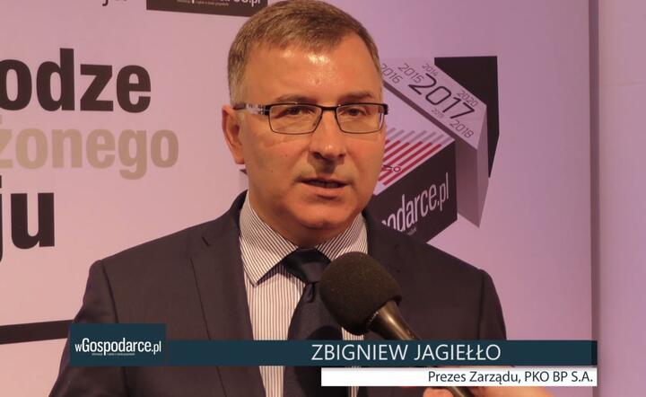 Prezes PKO BP Zbigniew Jagiełło, fot. Studio wGospodarce.pl