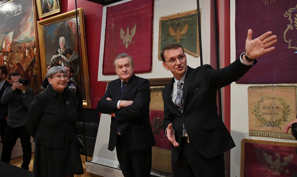 Minister Piotr Gliński w Muzeum Książąt Czartoryskich / autor: PAP/Jacek Bednarczyk