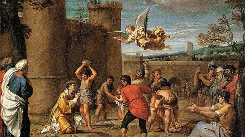 Męczeństwo św. Szczepana / autor: Annibale Carracci, 1603)