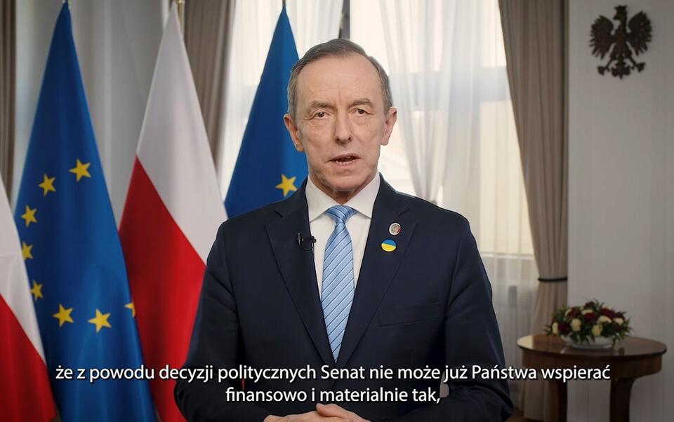Marszałek Senatu Tomasz Grodzki / autor: Youtube/Senat Rzeczypospolitej Polskiej