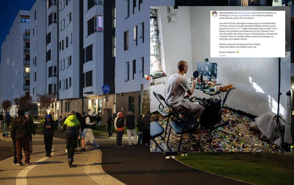 Miejsce zbiórki na fundację Cancer Fighters/Zdjęcie autorstwa Filipa Naumienki / autor: PAP/Leszek Szymański/Filip Naumienko(Instagram: filip.naumienko)