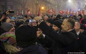 Prezydent Karol Nawrocki wziął udział we wczorajszym Marszu Powstania Wielkopolskiego, który przeszedł ulicami Poznania. / autor: KPRP/Marek Borawski