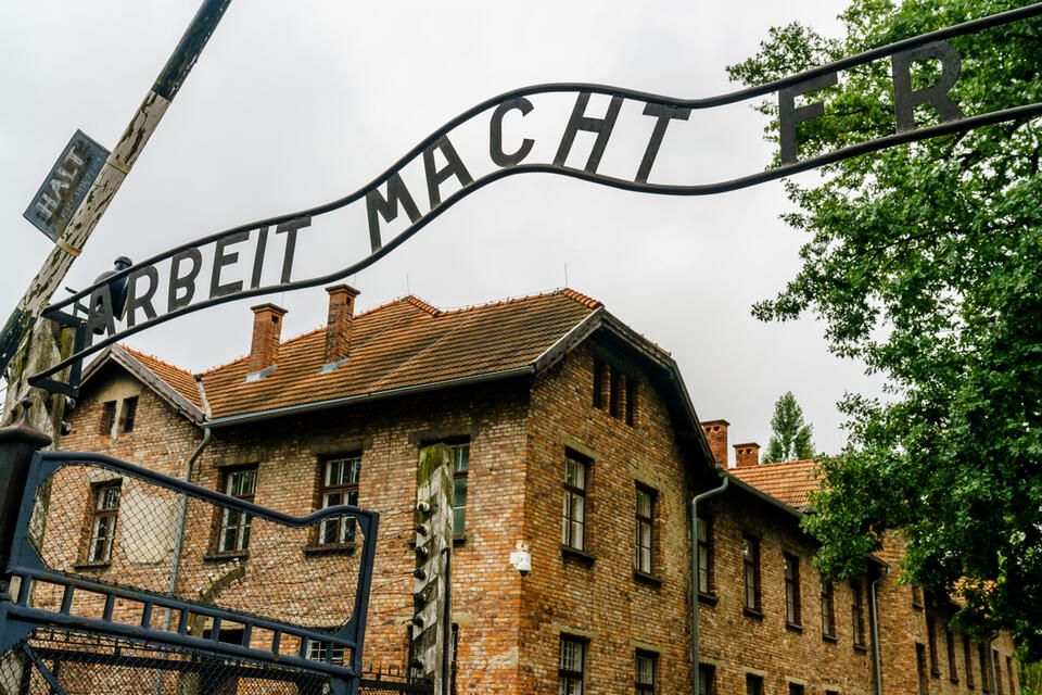 Brama obozu Auschwitz / autor: Fratria