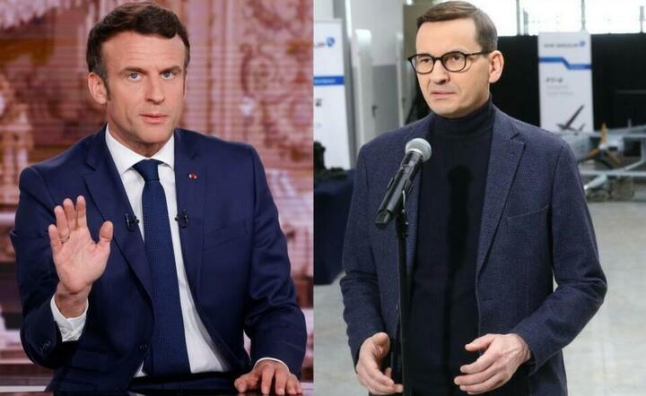 Macron i Morawiecki / autor: POOL; PAP/Rafał Guz