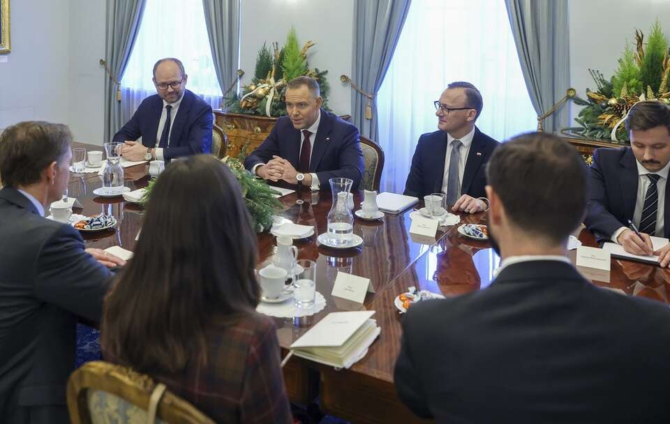 Prezydent Nawrocki spotkał się z delegację Meta Platforms