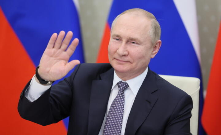 Prezydent Władimir Putin na Kremlu na wideokonferencji przywódców państw grupy BRICS, 24 czerwca 2022 / autor: PAP/EPA/MIKHAIL METZEL