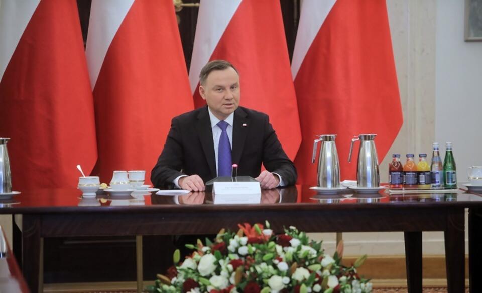 Prezydent Andrzej Duda / autor: PAP/Wojciech Olkuśnik