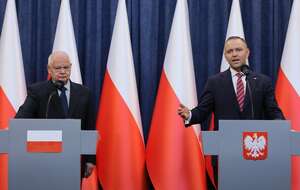 Prezydent zabrał głos nt. programu SAFE. / autor: PAP/Paweł Supernak