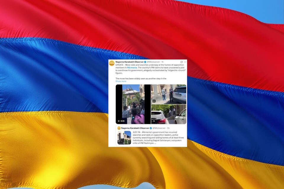 Armenia / autor: Pixabay/X-Nagorno Karabakh Observer, screen