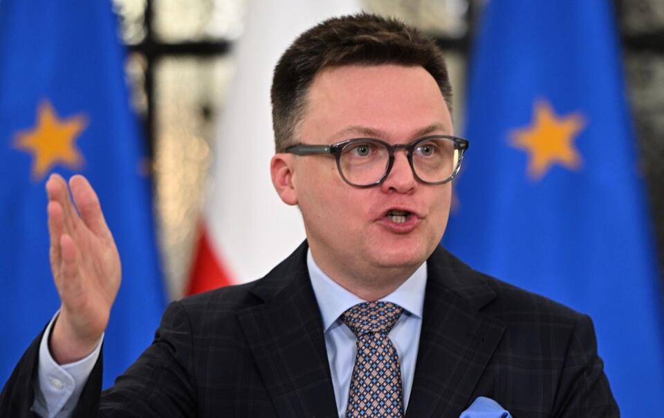 Marszałek Sejmu Szymon Hołownia / autor: PAP/Radek Pietruszka