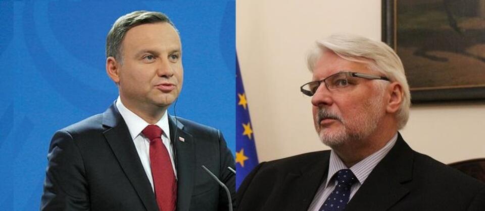 Prezydent i szef MSZ / autor: fratria