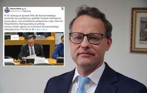 Joński podczas Komisji PETI oskarżał Romanowskiego. / autor: Fratria