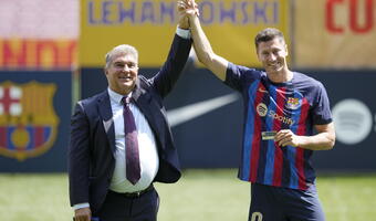 Lewandowski zaprezentowany na Camp Nou jako zawodnik Barcelony