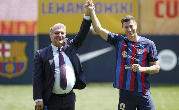 Lewandowski zaprezentowany na Camp Nou jako zawodnik Barcelony