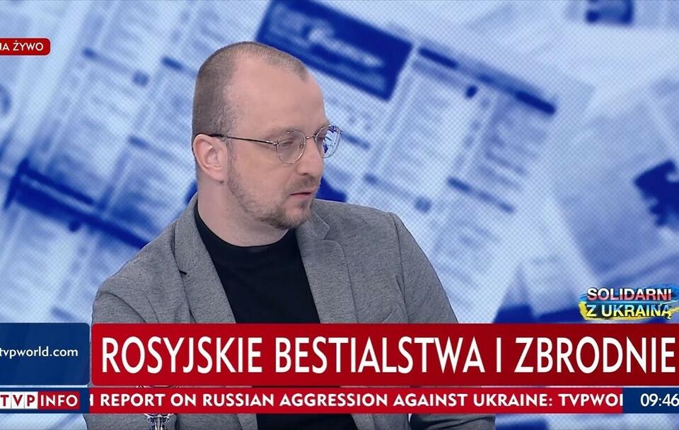 Jakub Maciejewski / autor: TVP Info (screenshot)