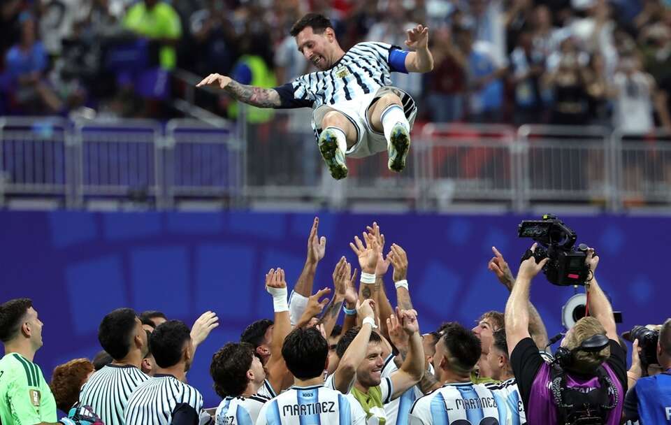 Piłkarze reprezentacji Argentyny / autor: PAP/EPA/CRISTOBAL HERRERA-ULASHKEVICH
