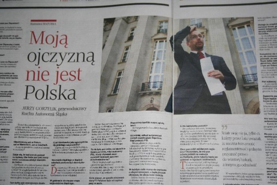 Ubiegłoroczna rozmowa w "Rzeczpospolitej" z przewodniczącym RAŚ Jerzym Gorzelikiem