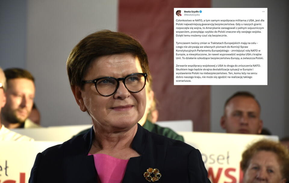 Beata Szydło / autor: Fratria/Twitter