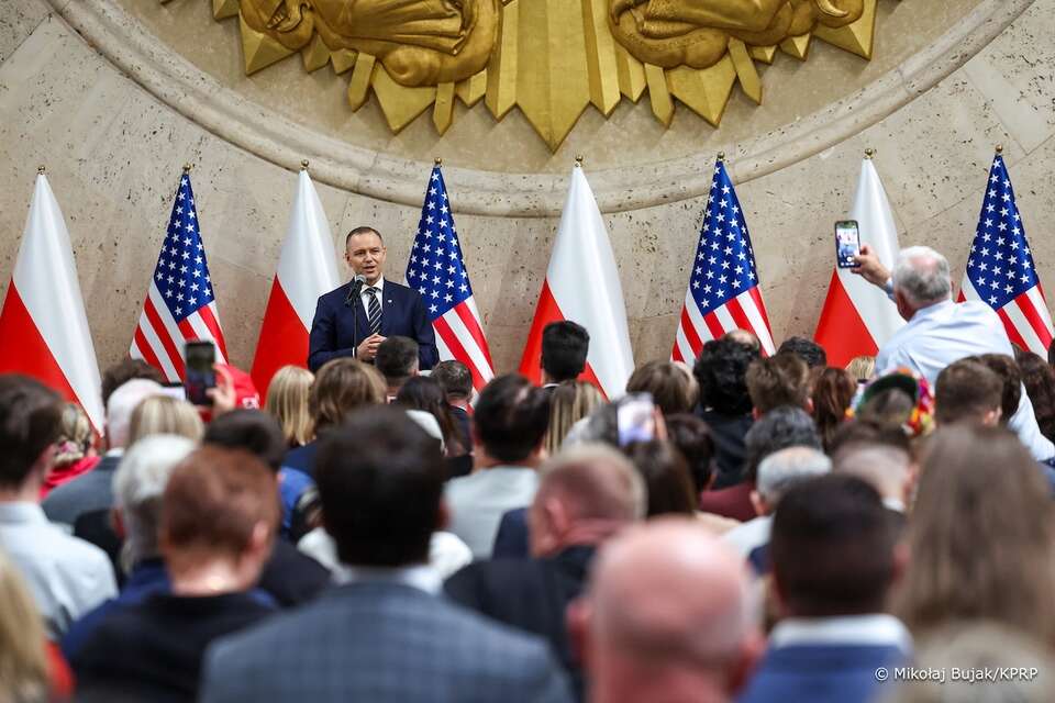Prezydent Nawrocki spotkał się z Polonią. "Czuję dumę"
