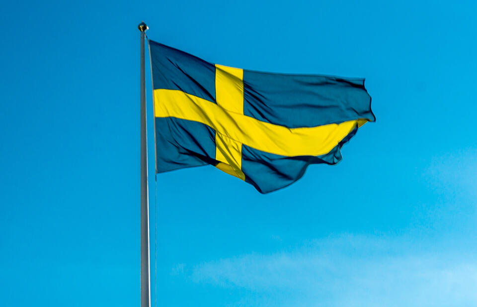 Flaga Szwecji / autor: FRATRIA