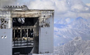 W restauracji w Alpach na wysokości 3000 m wybuchł pożar