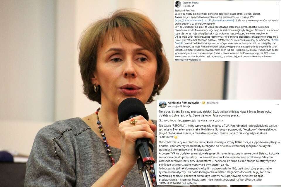 Romaszewska mocno komentuje wyłączenie stron Biełsatu