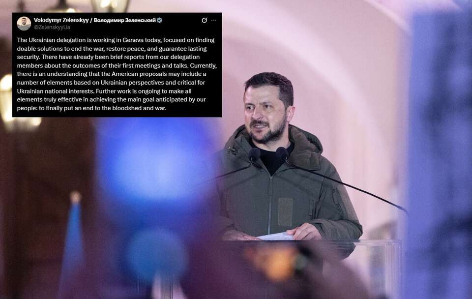 Ukraińska delegacja w Genewie. Koniec wojny coraz bliżej?