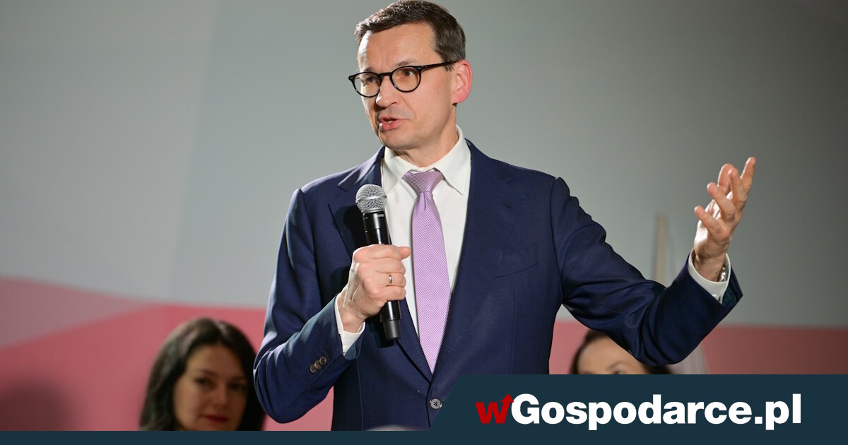 "Zatrzymajmy tę biedę pod rządami Tuska". Morawiecki ostrzega Polaków