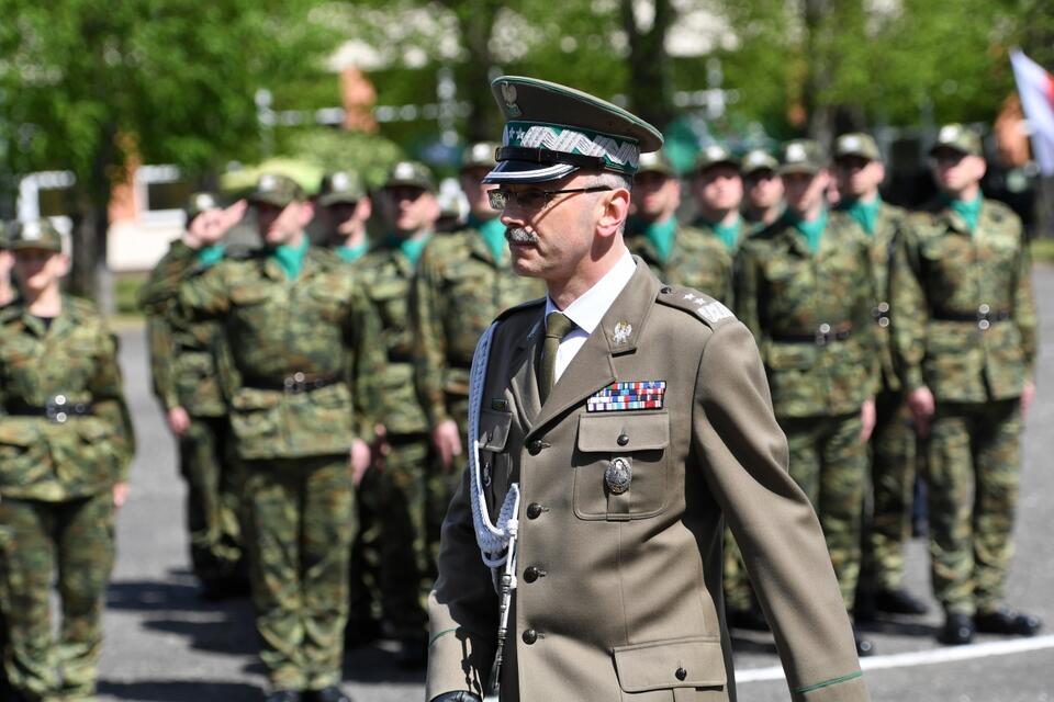 Komendant Główny Straży Granicznej gen. Tomasz Praga. / autor: PAP/Marcin Bielecki