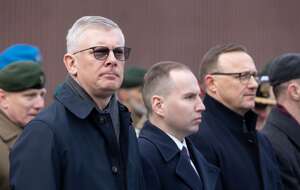 Sławomir Cenckiewicz podczas odprawy kierowniczej MON  / autor: Fratria/Andrzej Wiktor