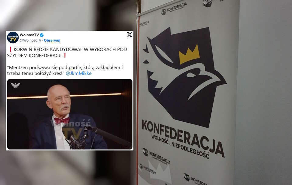 Janusz Korwin-Mikke, Konfederacja / autor: Fratria/X