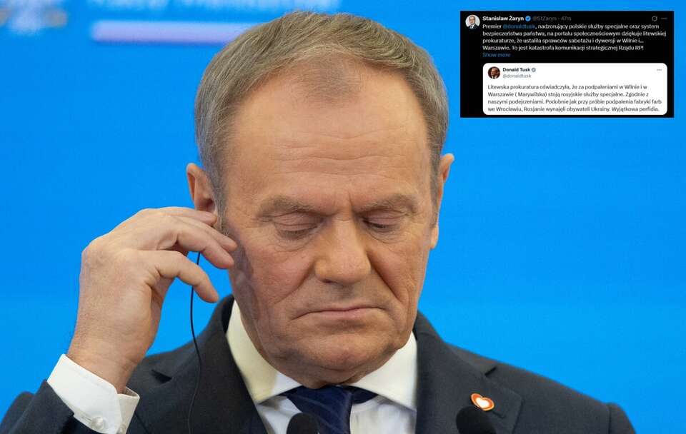 Podpalenia? Tusk apeluje do sojuszników. Żaryn: "Zły sygnał"