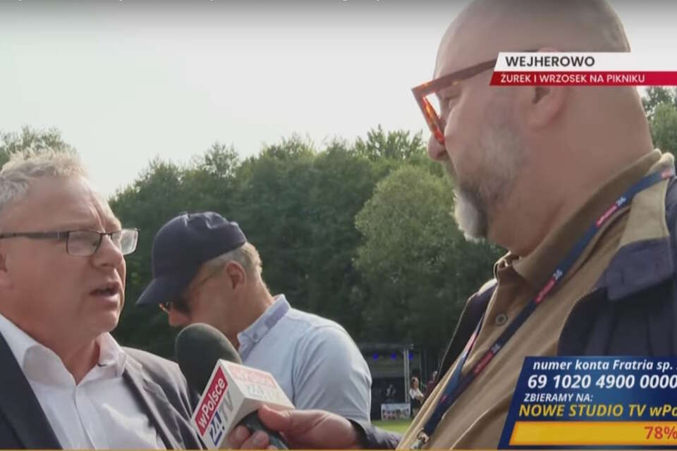Obrażono dziennikarza Telewizji wPolsce24 / autor: Telewizja wPolsce24