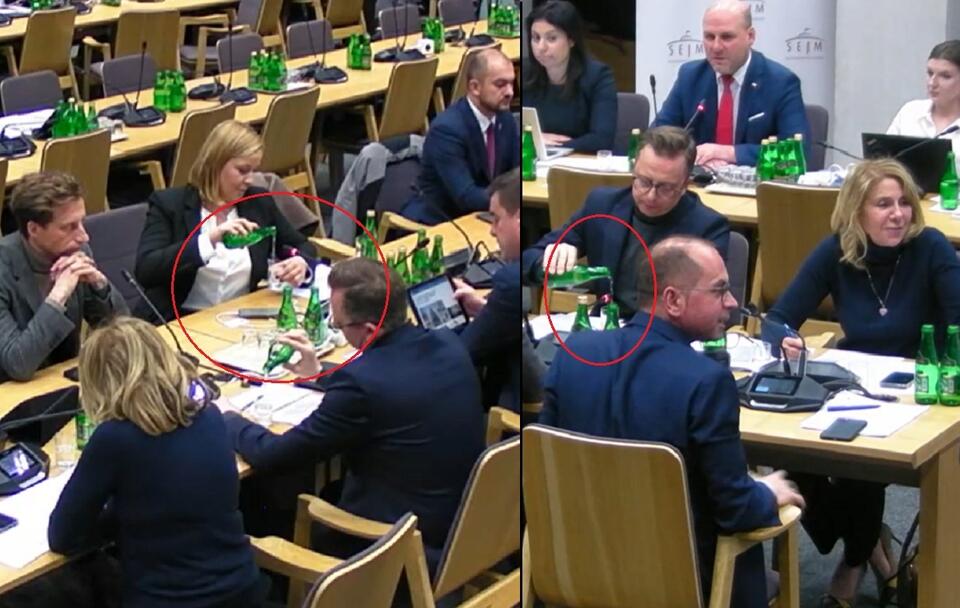 Posłowie KO Dariusz Joński i Magdalena Filiks podczas posiedzenia sejmowej komisji sprawiedliwości / autor: iTV Sejm/wPolityce.pl