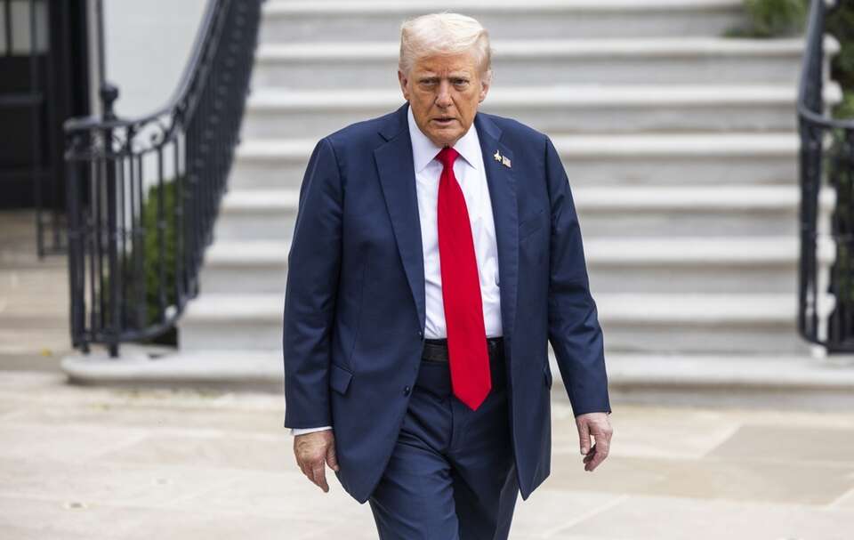 Donald Trump / autor: EPA/JIM LO SCALZO Dostawca: PAP/EPA.