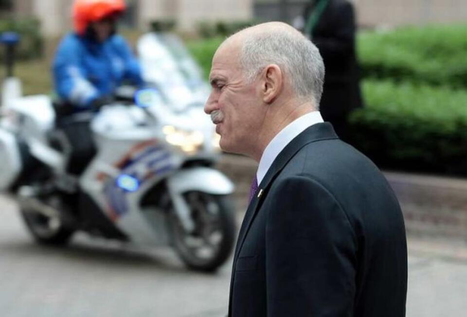 Premier Grecji Jeorjos Papandreu. Fot. PAP