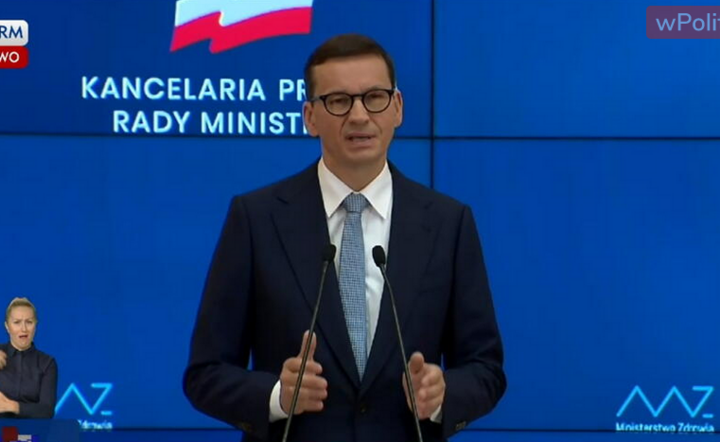 Premier Mateusz Morawiecki / autor: TVP info