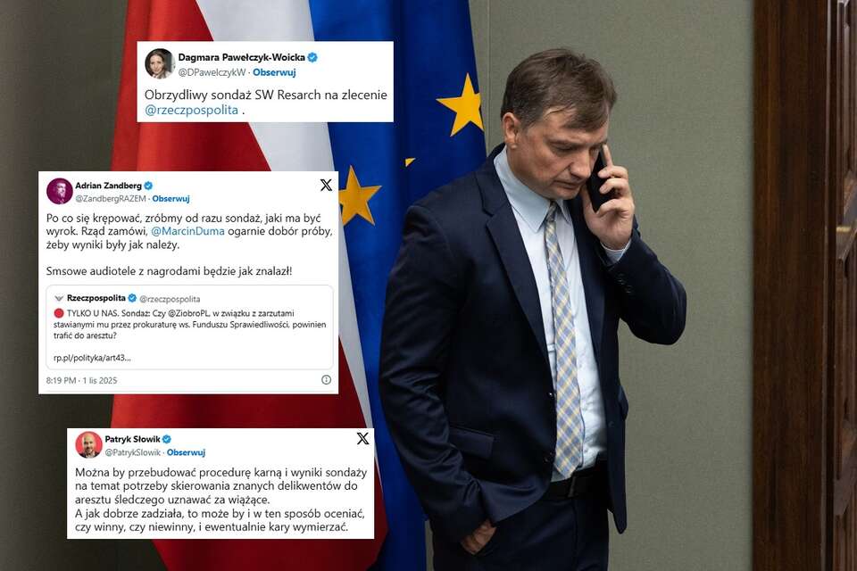 Zapytali w sondażu o areszt dla Ziobry. Zandberg dosadnie!