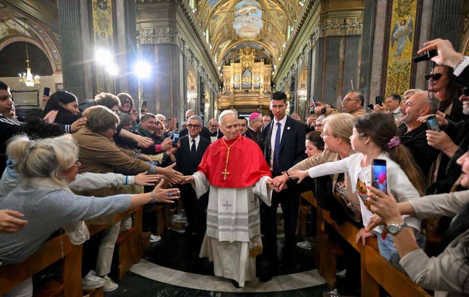 Papież Leon XIV  / autor: PAP/EPA/Vatican Media Press Office