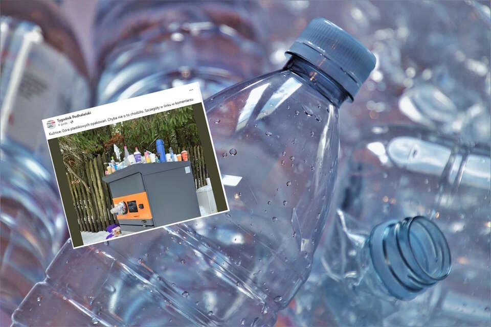 w tle zdj. ilustracyjne, w miniaturze post "Tygodnika Podhalańskiego" wraz ze zdjęciem nadesłanym przez Czytelnika do tej redakcji / autor: Fratria, Facebook/Tygodnik Podhalański