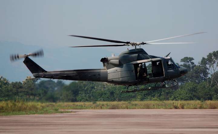 Helikopter UH-1 armii Wenezueli / autor: Pixabay
