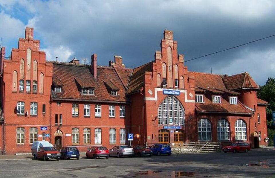 Dworzec w Braniewie. Fot. Wikipedia