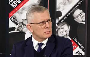 prof. Sławomir Cenckiewicz zabrał głos na temat ataków KO na prezydenta Karola Nawrockiego. / autor: wPolsce24