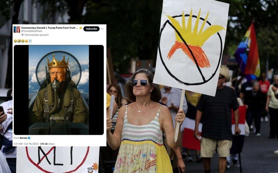 Protesty antytrumpowskie / autor: PAP/EPA/Thais Llorca
