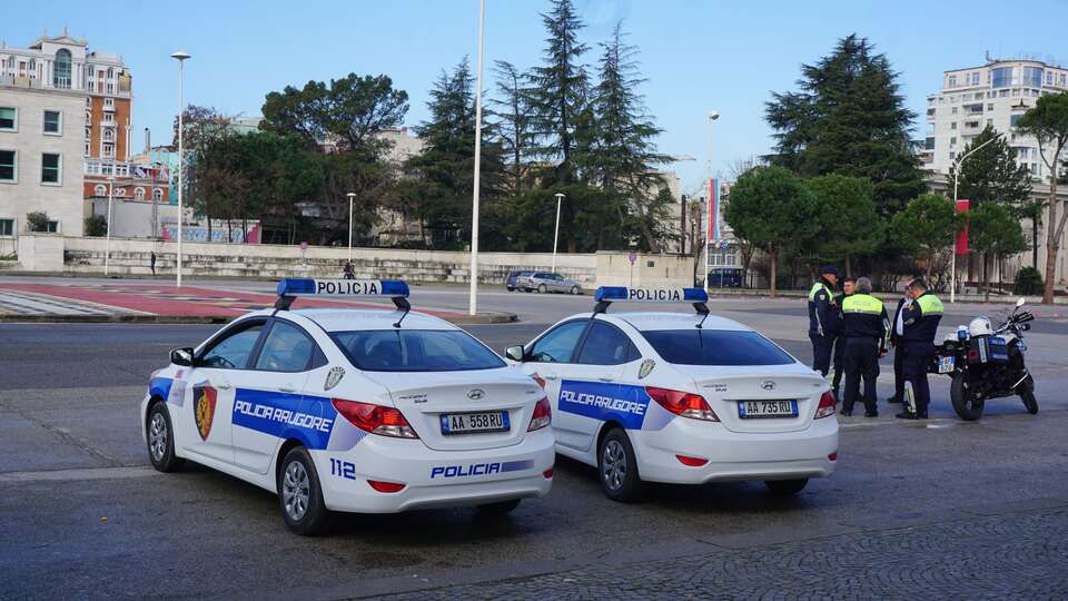 Policja albańska / autor: Fratria