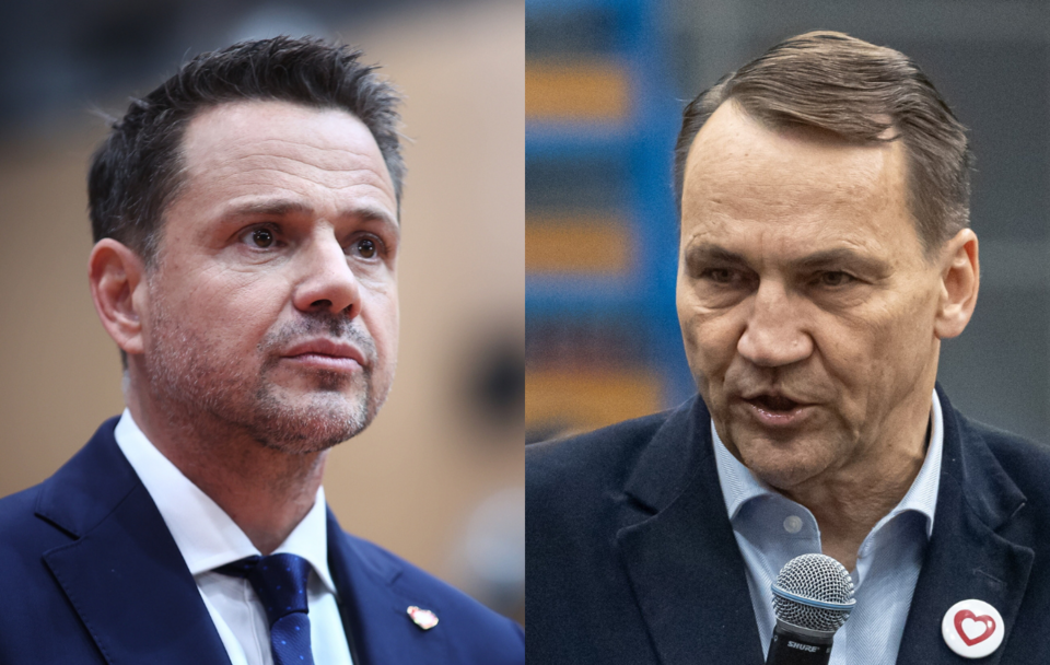 Rafał Trzaskowski i Radosław Sikorski  / autor: PAP/Łukasz Gągulski/Paweł Jaskółka